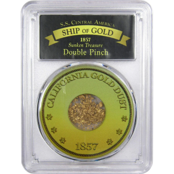 Gold Dust Gold S.S. Central America Ship of Gold 1857
