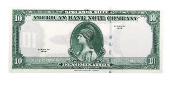 1929 $10 American Bank Note