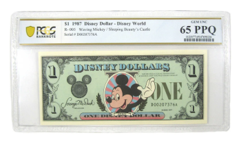 1987 Waving Mickey