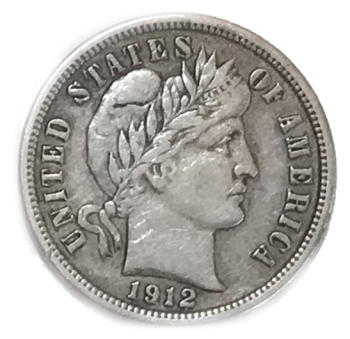 1912 Barber Dime