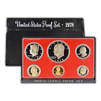 1978 US Proof Set - 6 piece - OGP